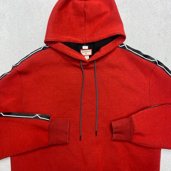 Hunter for Target Hoodie Men's L Red Long Sleeve Fleece Sweatshirt Pullover - Picture 1 of 12